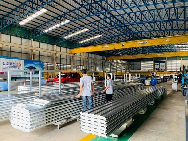 ออกแบบผลิตหลังคาเมทัลชีท